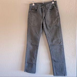 Men’s Levi’s 514 grey jeans
